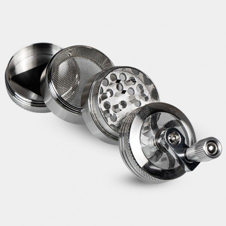 Manual 4-part black grinder 40mm - GB The Green Brand