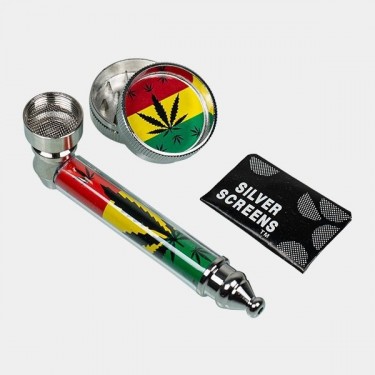 Pipe + Grinder + Screen + Carrier Kit - GB