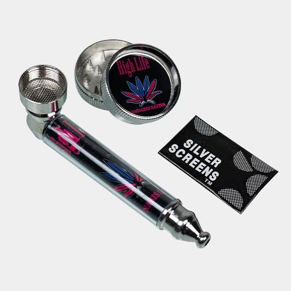 Pipe + Grinder + Screen + Carrier Kit - GB
