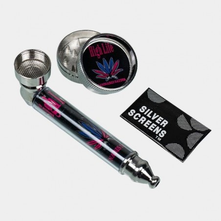 Pipe + Grinder + Screen + Carrier Kit - GB