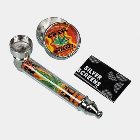 Pipe + Grinder + Screen + Carrier Kit - GB