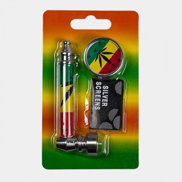Pipe + Grinder + Screen + Carrier Kit - GB