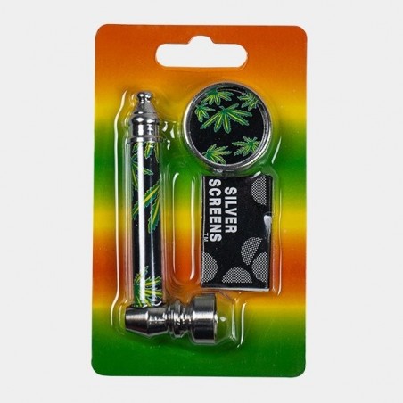 Pipe + Grinder + Screen + Carrier Kit - GB