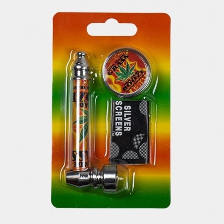 Pipe + Grinder + Screen + Carrier Kit - GB