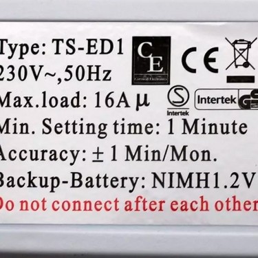 Digital Timer characteristics