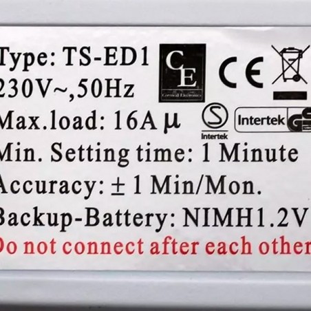 Digital Timer characteristics