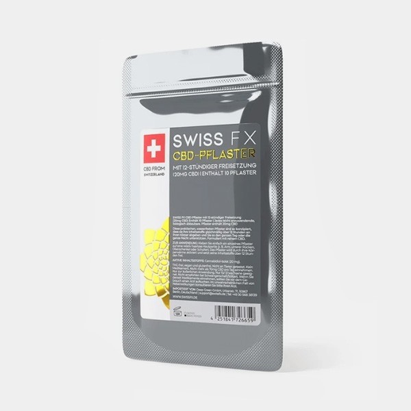 Swiss FX 20mg CBD Patches 10 units