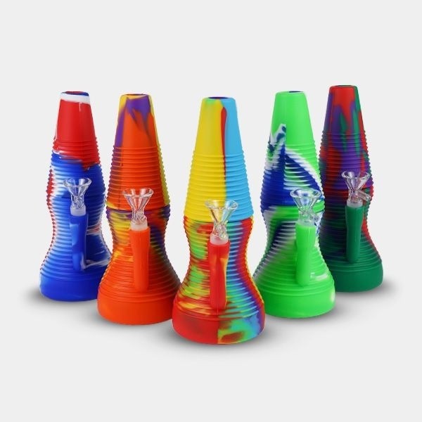 View Tie Dye Silicone Bong portable bong - GB The Green Brand