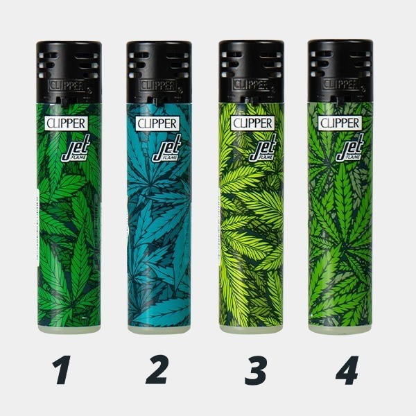 View Printed Weed Jet Flame Clipper lighter