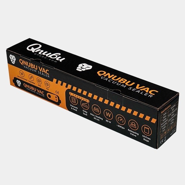 Qnubu vacuum packing machine for cannabis and food - GB The Green Brand