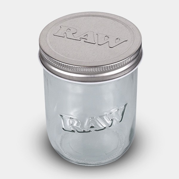 Raw Glass Mason Jar  + Case -  GB The Green Brand