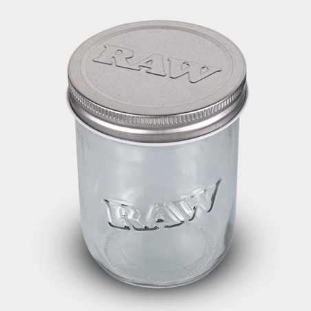Raw Glass Mason Jar  + Case -  GB The Green Brand