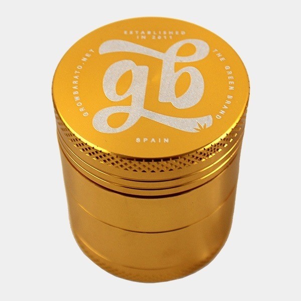 4-part Aluminum GB Grinder (40 mm) yellow