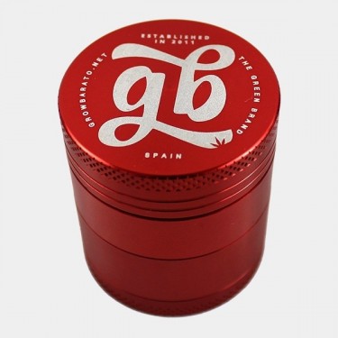 4-part Aluminum GB Grinder (40 mm) red