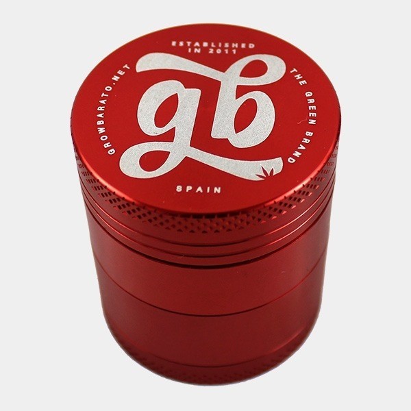 4-part Aluminum GB Grinder (40 mm) red