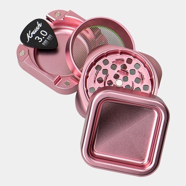 Krush Kube 3.0 Aluminum Grinder open