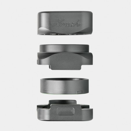 Krush Kube 3.0 Aluminum Grinder gray parts