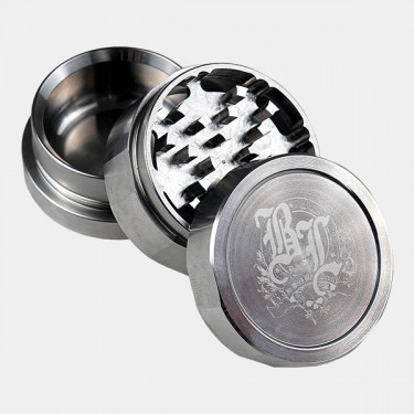Black Leaf Stainless Steel Deluxe Grinder