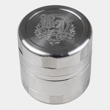 Black Leaf Stainless Steel Deluxe Grinder - GrowBarato