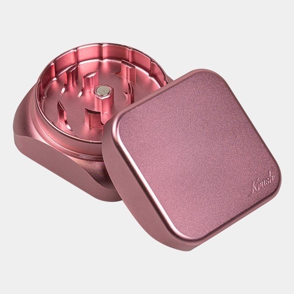 Krush Kube 2.0 Aluminum Grinder pink