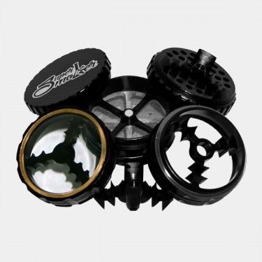 Double Aluminum Giza Grinder 62mm 5 Parts