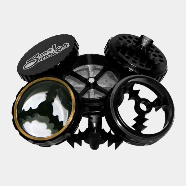 Double Aluminum Giza Grinder 62mm 5 Parts