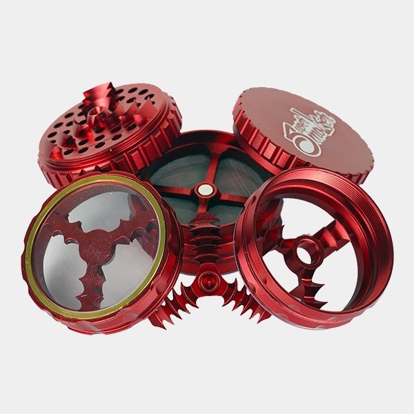 Double Aluminum Giza Grinder 62mm 5 Parts