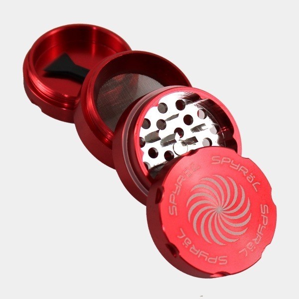 Red Spyral 55mm 4-piece grinder