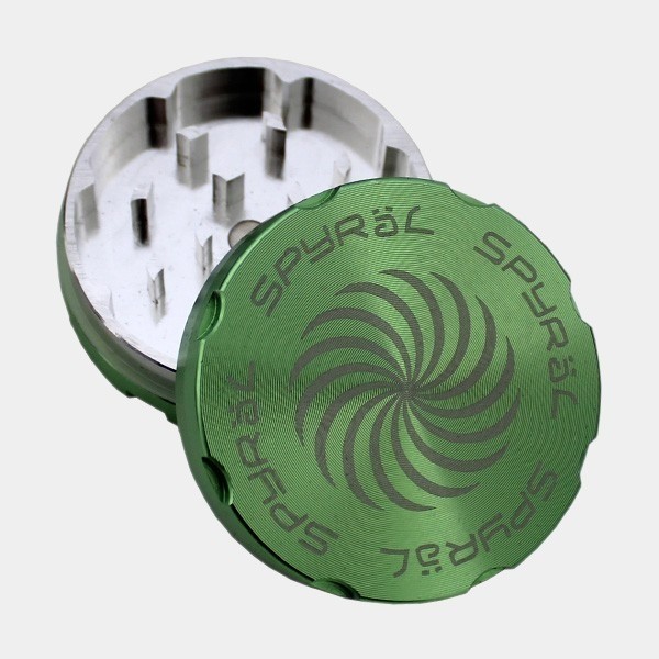 Spyral 2-part Aluminium Grinder 55 mm - GB