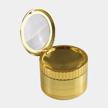 4-piece Champ High Magnifier Zoom Metal Grinder 50 mm - Growbarato