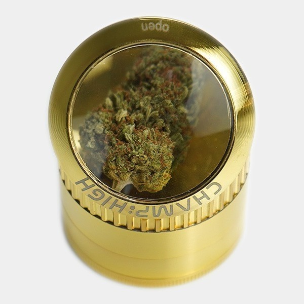 4-piece Champ High Magnifier Zoom Metal Grinder 50 mm - Growbarato