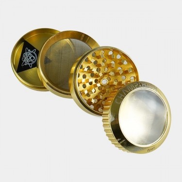 4-piece Champ High Magnifier Zoom Metal Grinder 50 mm - Growbarato