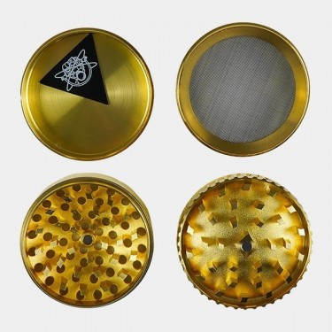 4-piece Champ High Magnifier Zoom Metal Grinder 50 mm - Growbarato