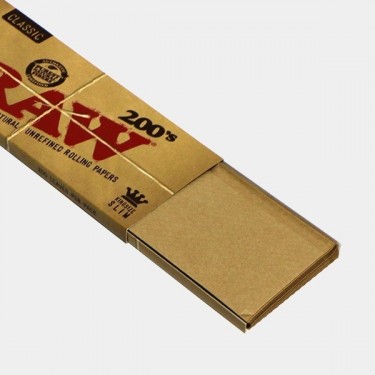 RAW King Size Slim 200’s Rolling Papers - GB