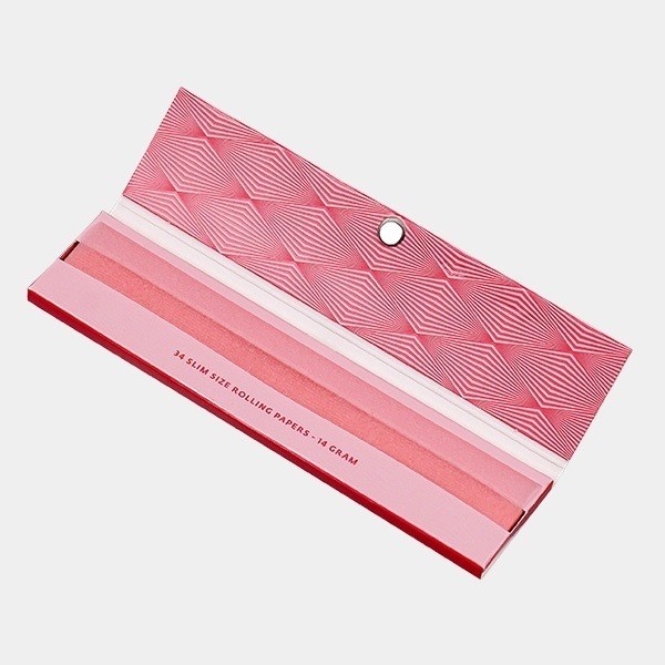 View Mascotte Slim Size Pink Rolling Papers - GB The Green Brand