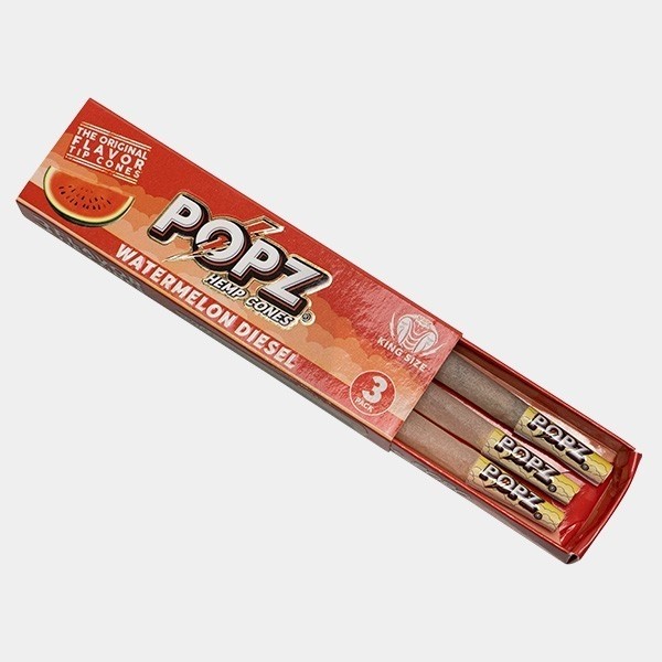 POPZ King Size Hemp Cones