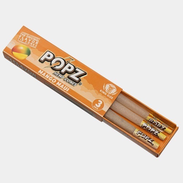 POPZ King Size Hemp Cones