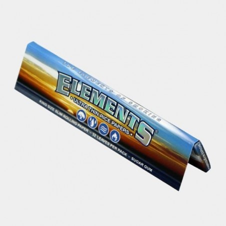 King Sized Elements White Rice Papers - GB
