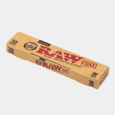RAW Cones Box 32 units sealed