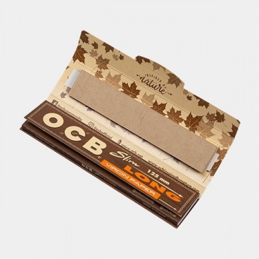 OCB Virgin Slim Long Papers + Tips - GB The Green Brand