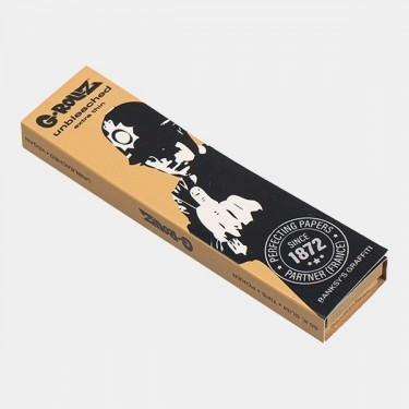 Unbleached King Size Rolling Papers + Tips by G-Rollz
