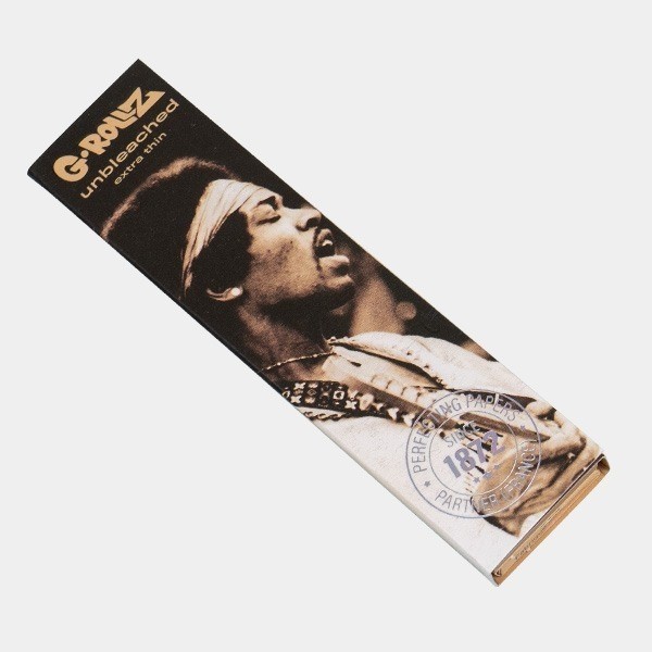 Unbleached King Size Rolling Papers + Tips by G-Rollz