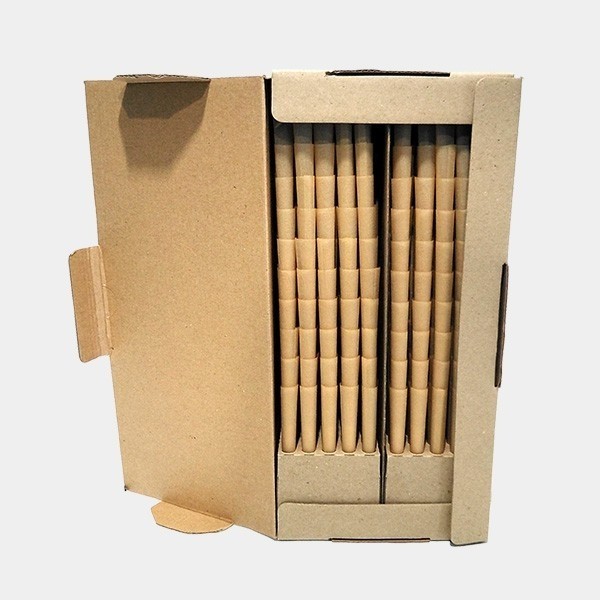 View Cones King Size Brown Paper Box - Grow Barato
