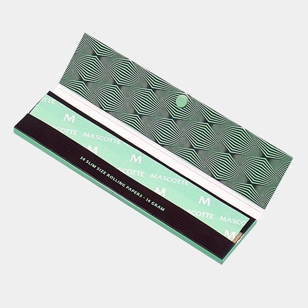 View Mascotte Brown Slim M-Series Rolling Papers unbleached - GB The Green Brand