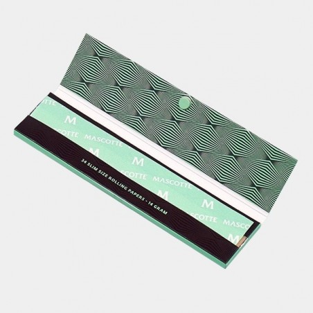 Mascotte Brown Slim M-Series Rolling Papers unbleached - GB The Green Brand