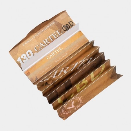 Cartel Unbleached Bamboo Rolling Papers + CBD Tips