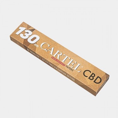 Cartel Unbleached Bamboo Rolling Papers + CBD Tips