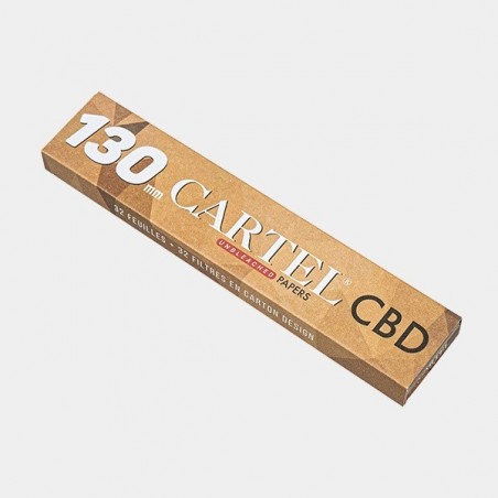 Cartel Unbleached Bamboo Rolling Papers + CBD Tips
