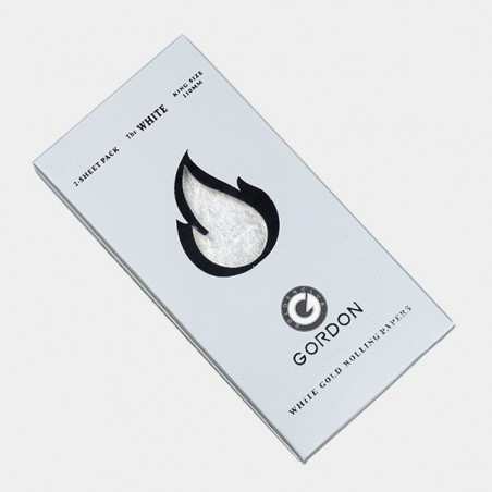 White Gold King Size Rolling Papers Gordon - GB The Green Brand