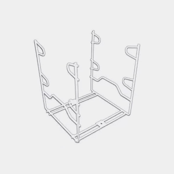Metal frame for extractor fans - GB